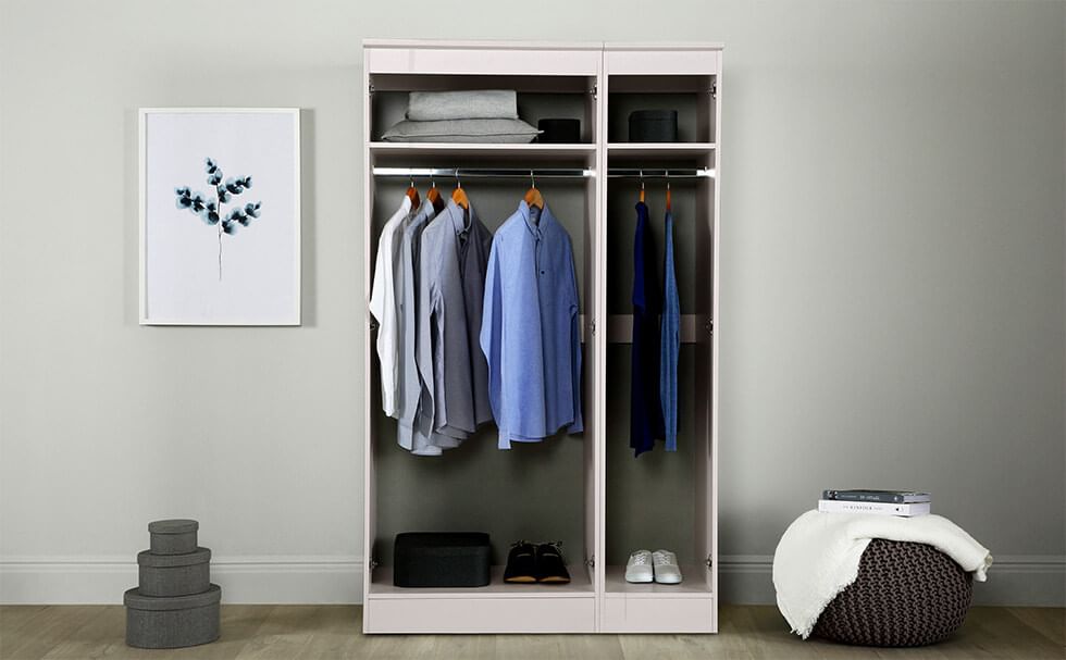 Clever Coat Hanger Folds in Half to Save Space in Your Closet