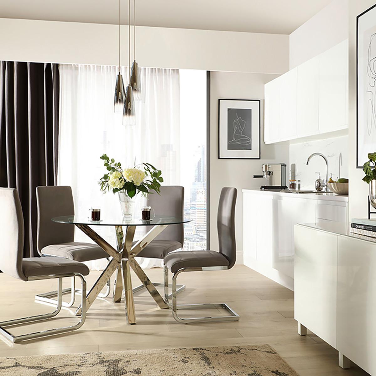 Plaza Table and Perth Chairs - Designer Living