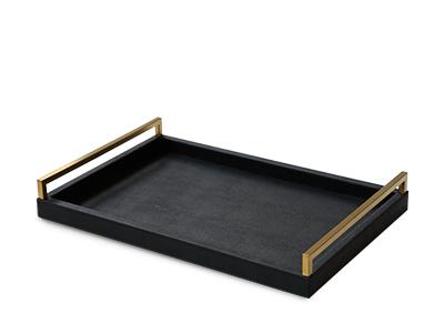 Black and Gold Tray - Forest & Co