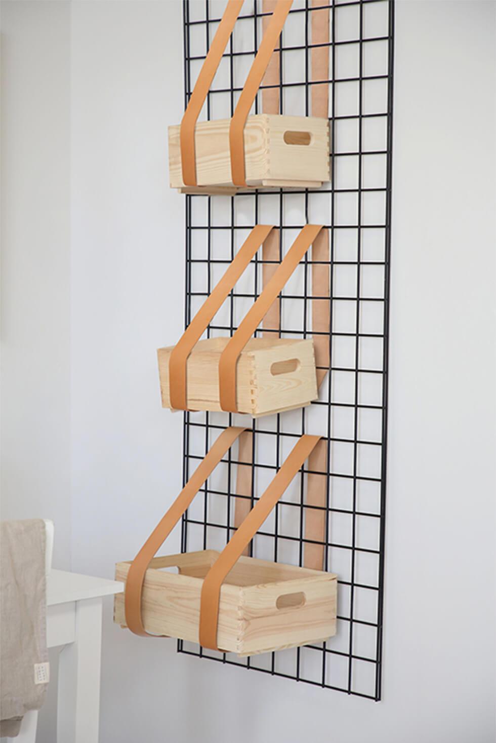 Step 4(b) - Mount the wire frame on the wall