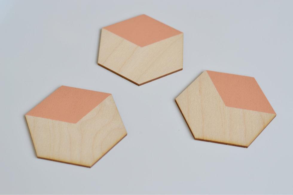 Step 2 (b) - Leave coasters to dry
