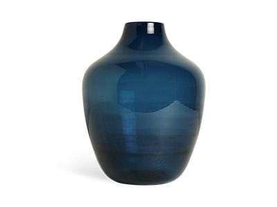 Blue Glass Vase - Bristol Glass