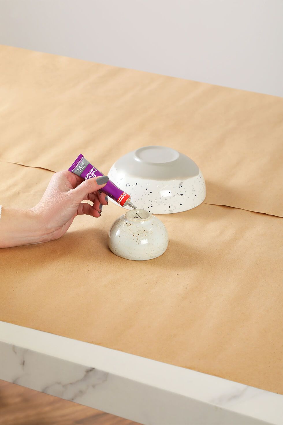 Create the base of the decorative bowl