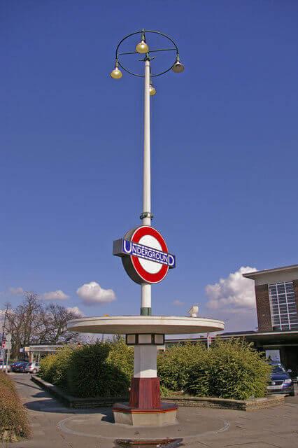 Art Deco Seat and Station Sign