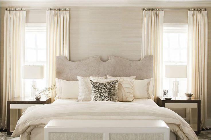 White bedroom with natural lighting