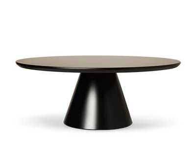 Black Round Coffee Table - Etsy