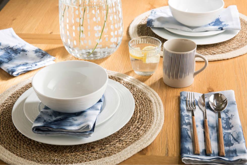DIY shibori tie dye napkins