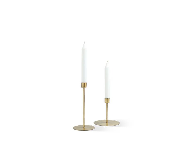 Anit candle sticks antique brass - Nordic Nest