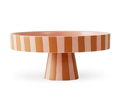 Striped Fruit Bowl