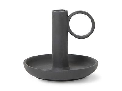 Stoneware candlestick - H&M