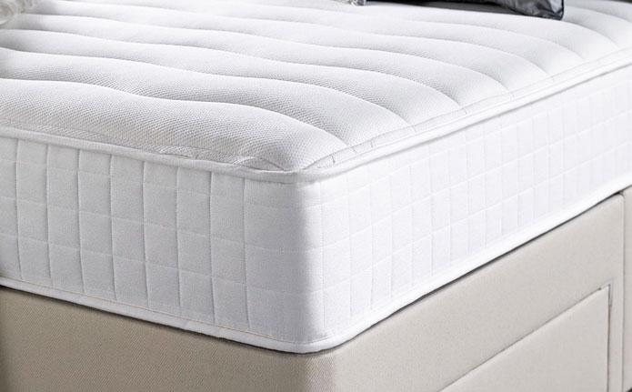 Mattress on a divan.