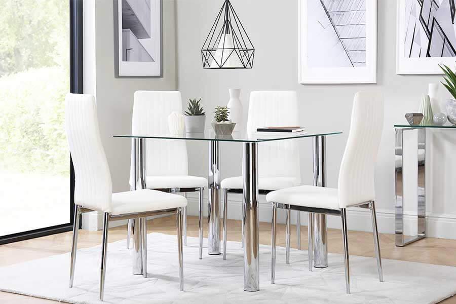 Square Dining Sets Tables, Square Kitchen Table And Chairs Set Of