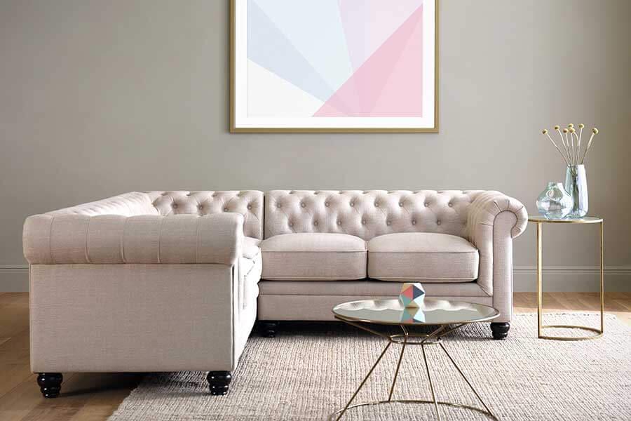 Beige Corner Sofas | Living Room Furniture | Furniture And Choice