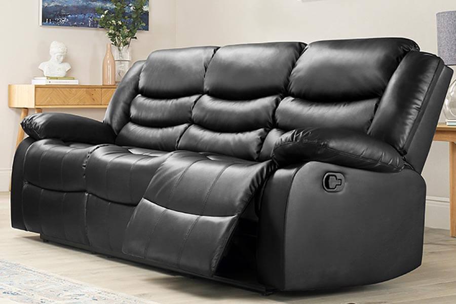 Triple shop reclining sectional
