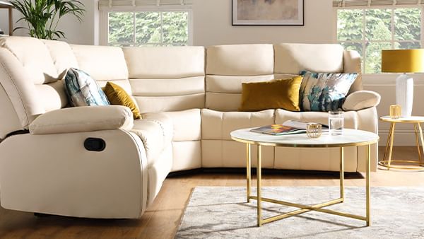 Faux Leather Sofas